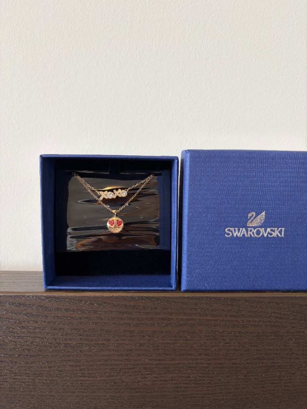 Swarovski Humorist XOXO Pendant Set – New with Tags